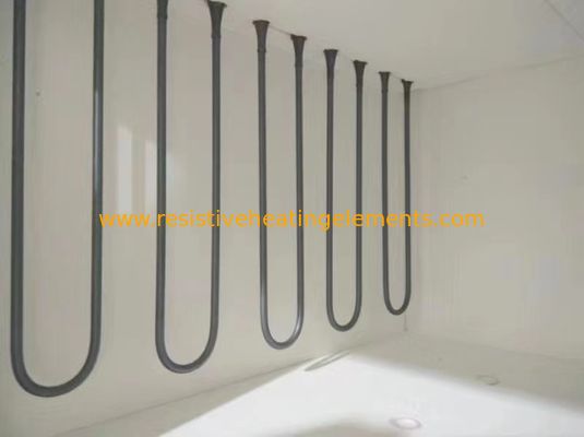 Προσαρμοσμένα θέρμαντα μολυβδενίου δισιλικού MoSi2 1800C για φούρνους