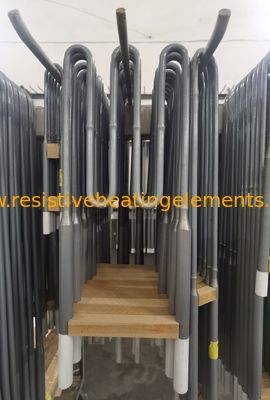 W σχήμα MoSi2 Θερμαντικό στοιχείο 1800c Moly Disilicide Θερμαντικά στοιχεία