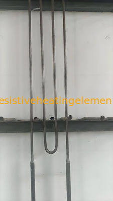 Υψηλής θερμοκρασίας MoSi2 στοιχείο 100mm-1000mm Moly Disilicide θερμαντικό στοιχείο