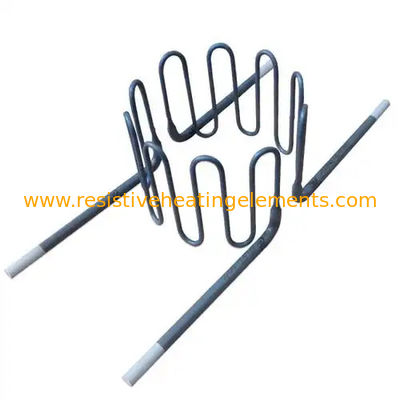 300W-3000W MoSi2 Θερμαντικό στοιχείο 1800C Moly Disilicide Σπειροειδές σχήμα